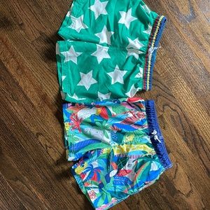 Mini Boden boys swim trunk size 6-7